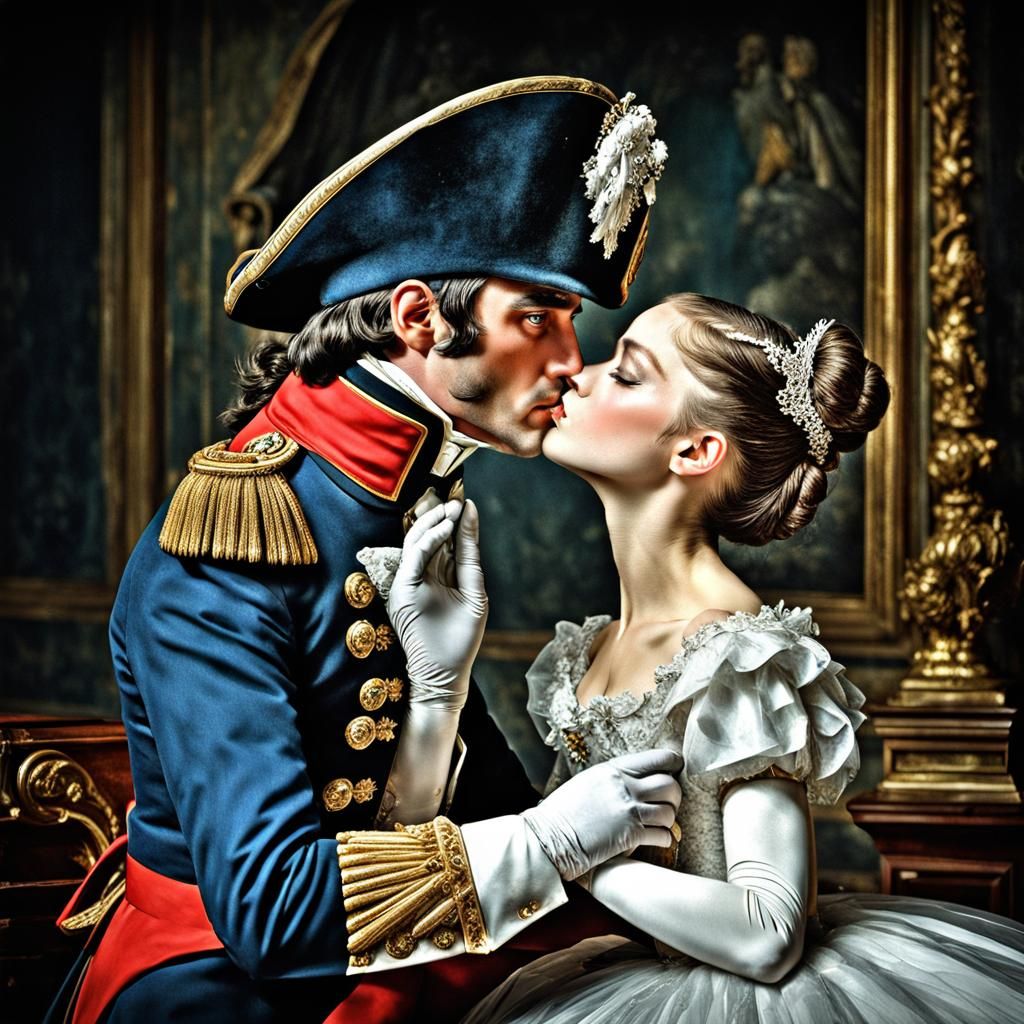 Napoleon Bonaparte Kissing