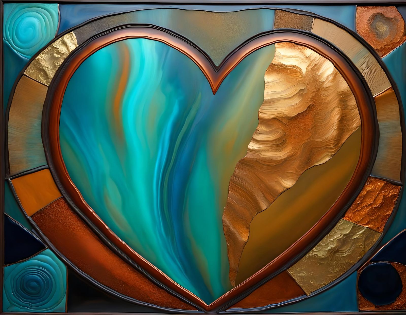 Surreal Muslin Face in Expressive Oil Painting