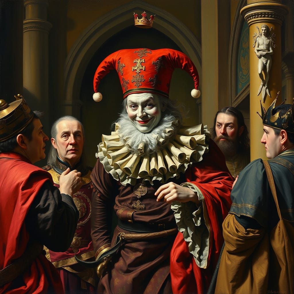 Jester Minimus at the court of the Crimson King