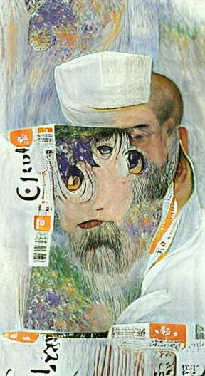 Manga Front Page in Impressionist Horror Style