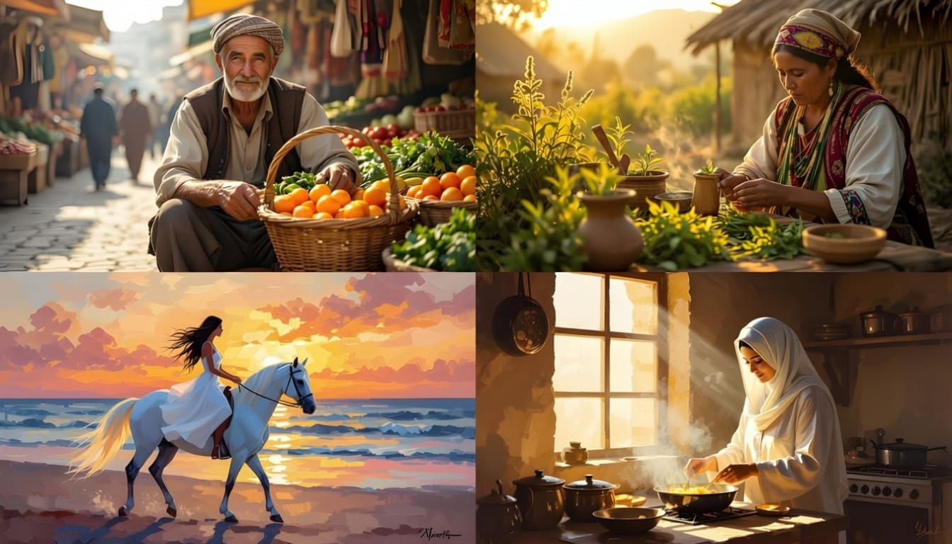 Local Food Preparation Scene