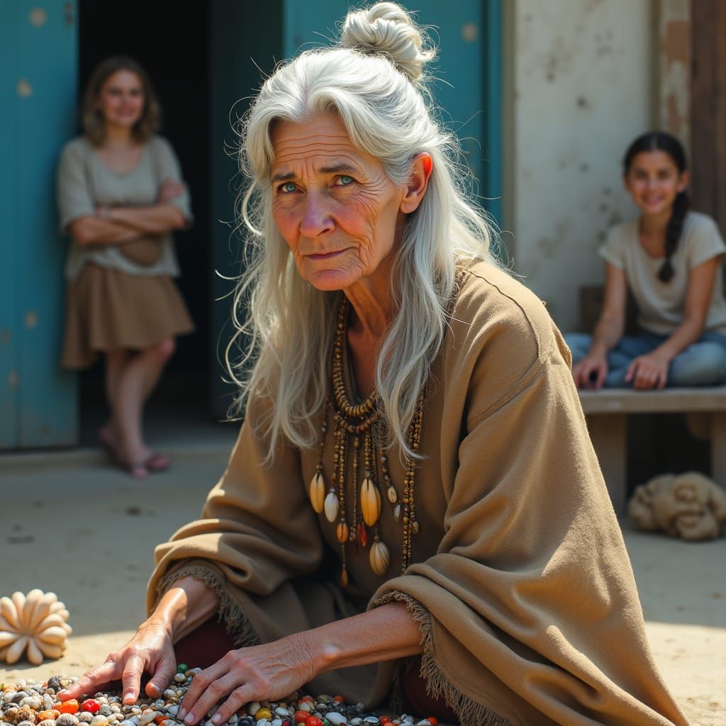 Peddler of Trinkets by the School Gate