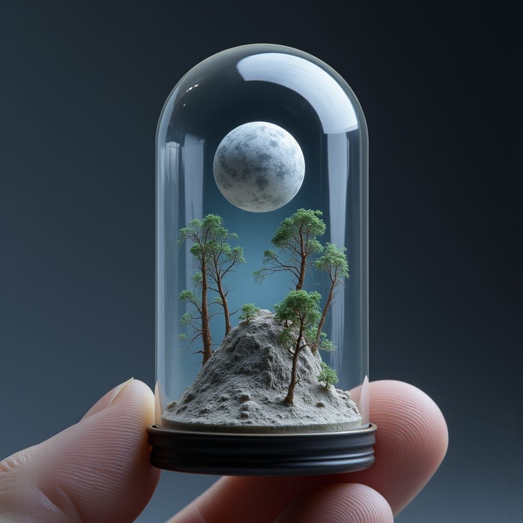 Autumn Scene Inside Moon Dome