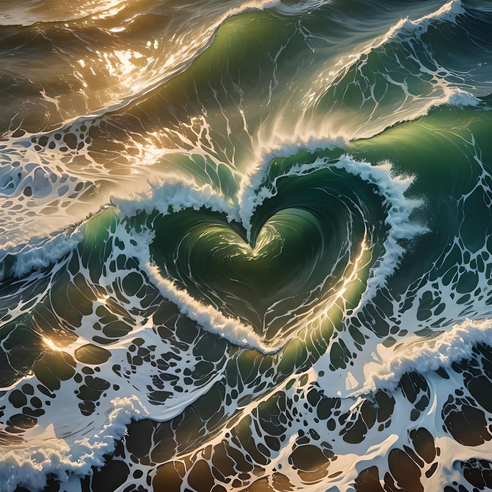 Heart-Shaped Wave: An Epic Natural Miracle