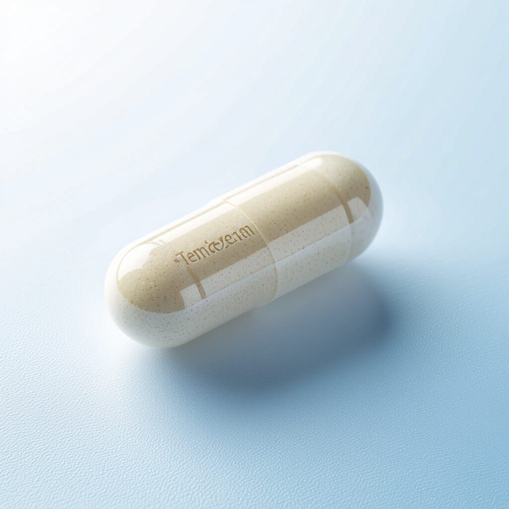 Minimalist Temazepam Capsule Product Shot