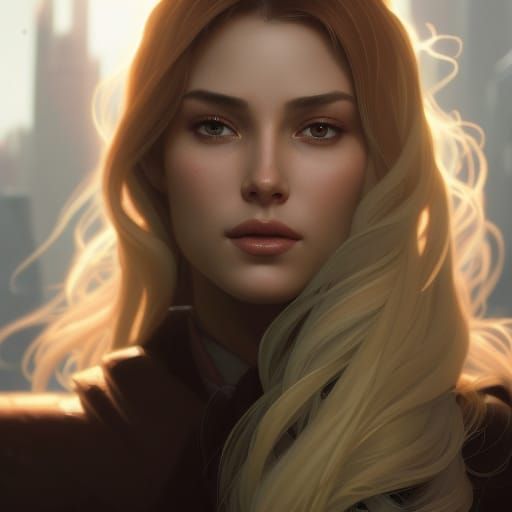 Hyperdetailed Portrait in Dynamic Lighting