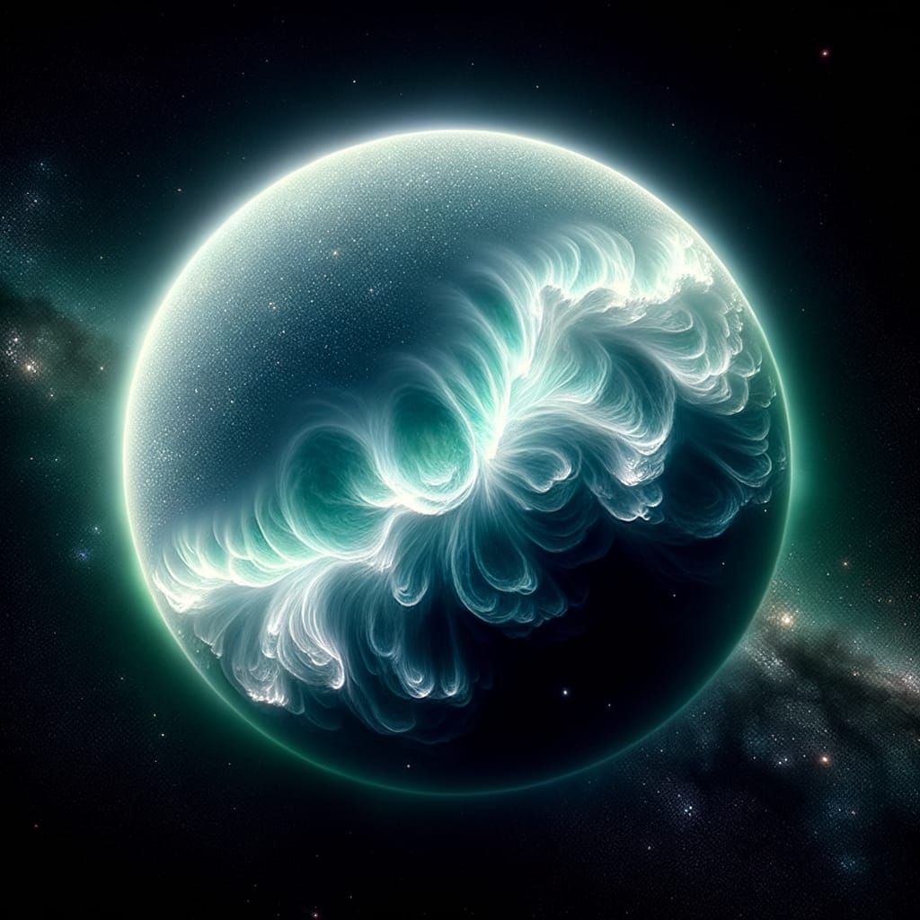 Celestial Spectacle: A Luminous Star in Infinite Darkness