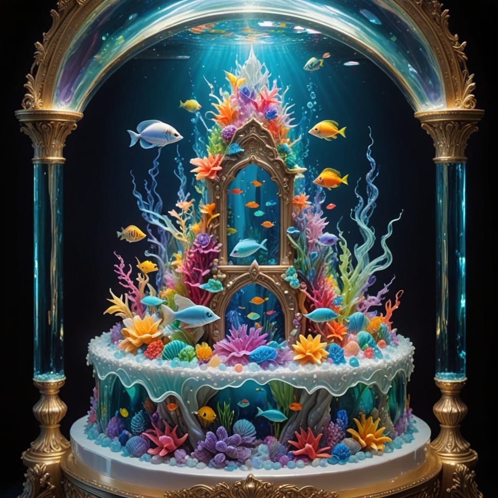 Aquarium cake