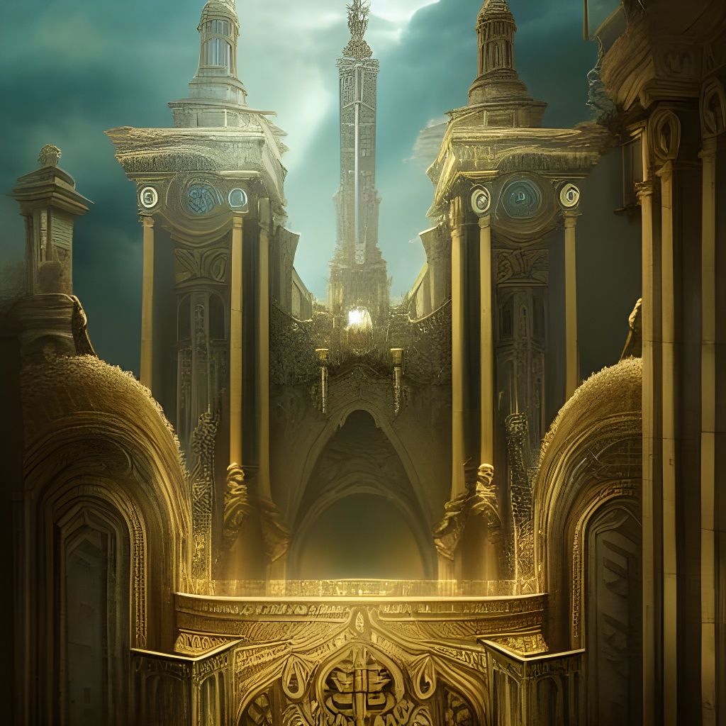 Epic Digital Painting of Metatron