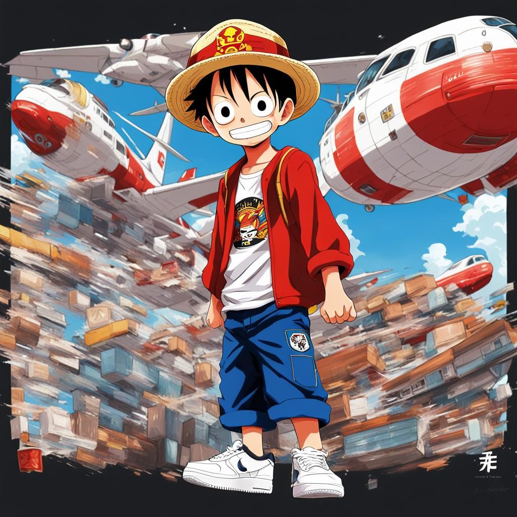 Luffy Kid Cosplay in Anime Style