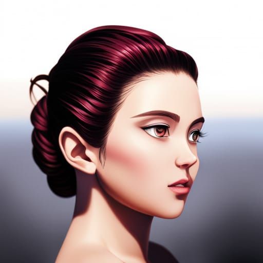 Anime Woman with Intricate Details in 8k