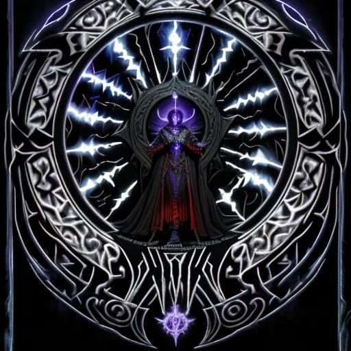 Dark Fantasy Magus-Rex with Umbral Mana Barrier