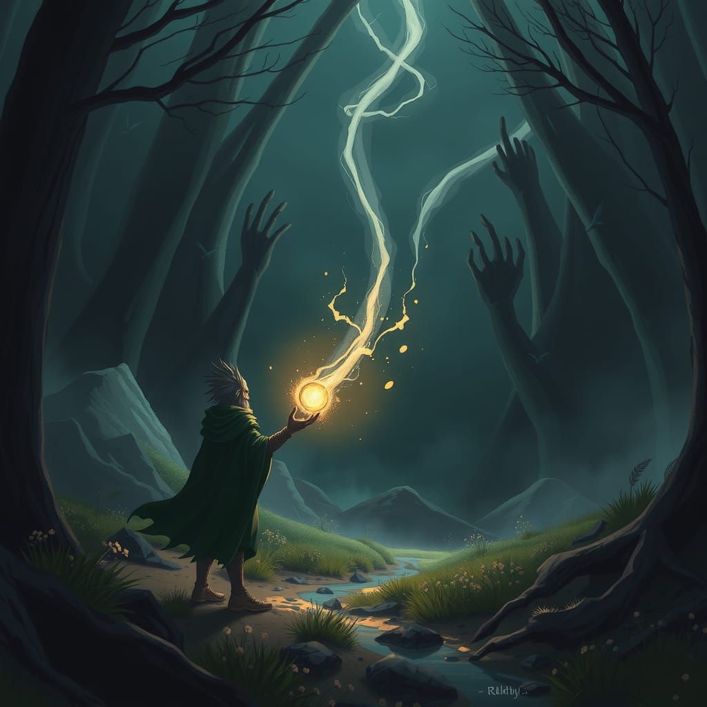 Heart Blazes Against Darkness