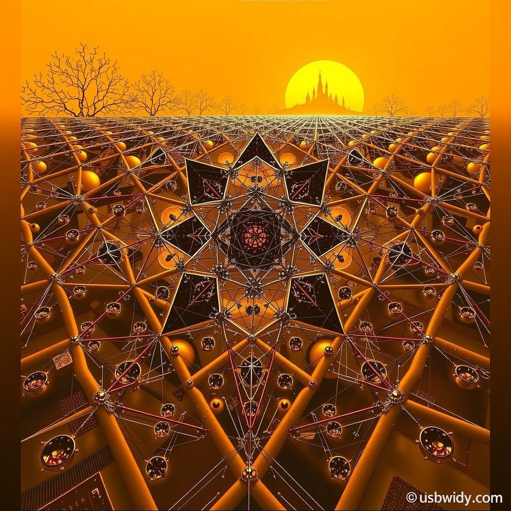 Geometric Organic Shapes in Hyperrealism