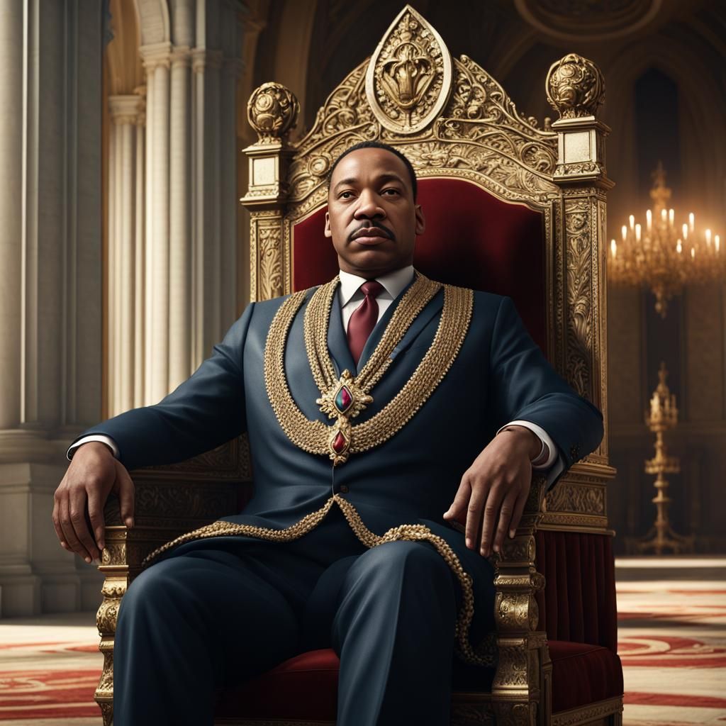 Martin Luther King Jr. as English King