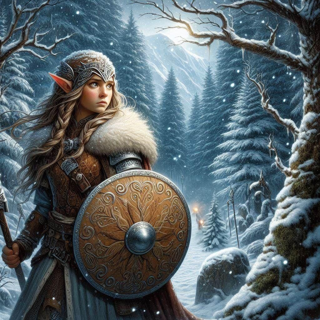Viking Halfling Sheildmaiden
