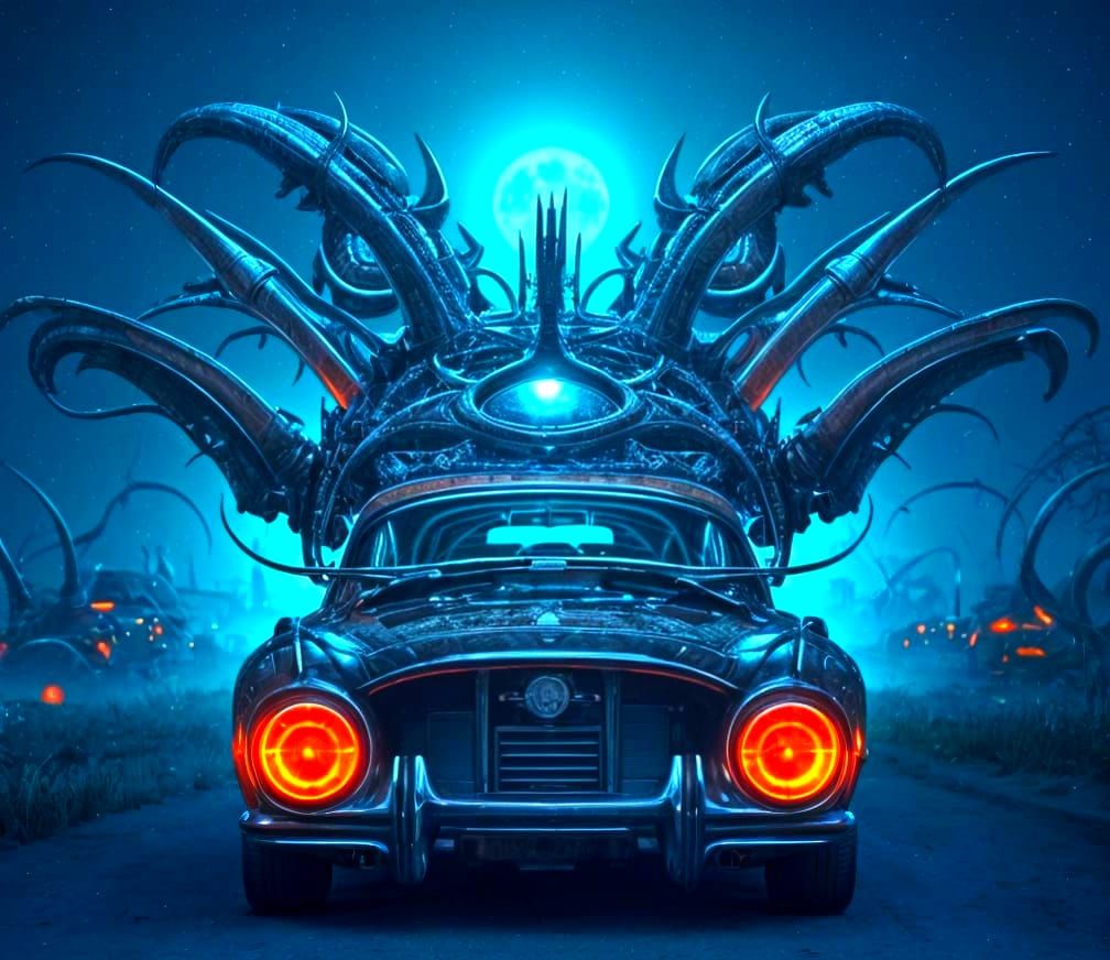 Deranged Alien Technology Dancing in Moonlight