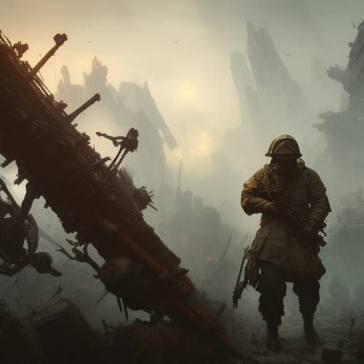 Dark Fantasy Dogs of War, Hyperdetailed Art