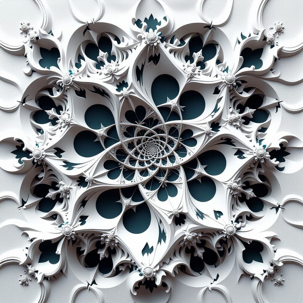 Photorealistic 3D Render of a Mandelbulb Fractal