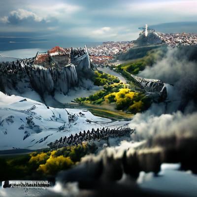 Epic Game of Thrones Matte Painting