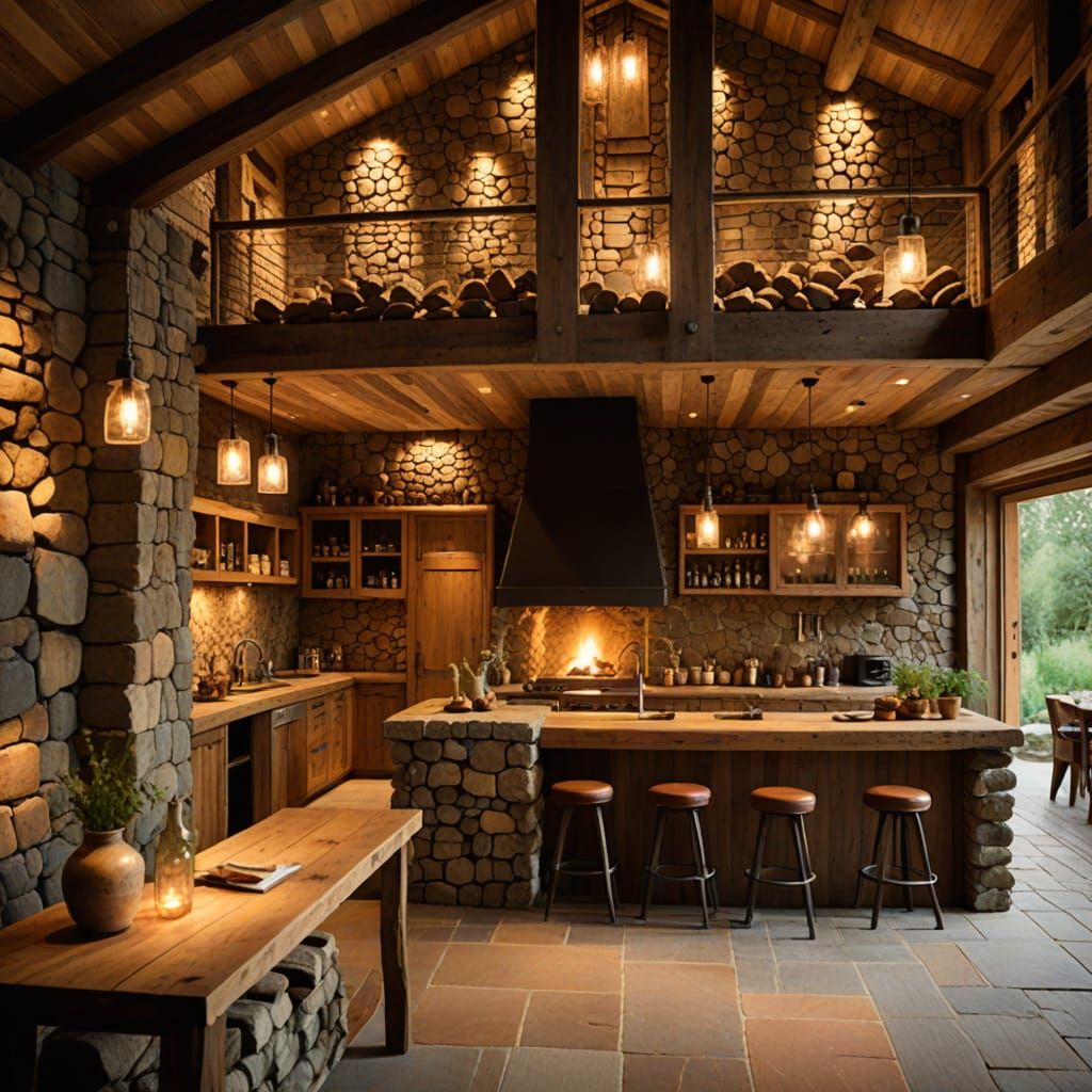 Rustic Eco-Architecture House Made From Recycled Materials