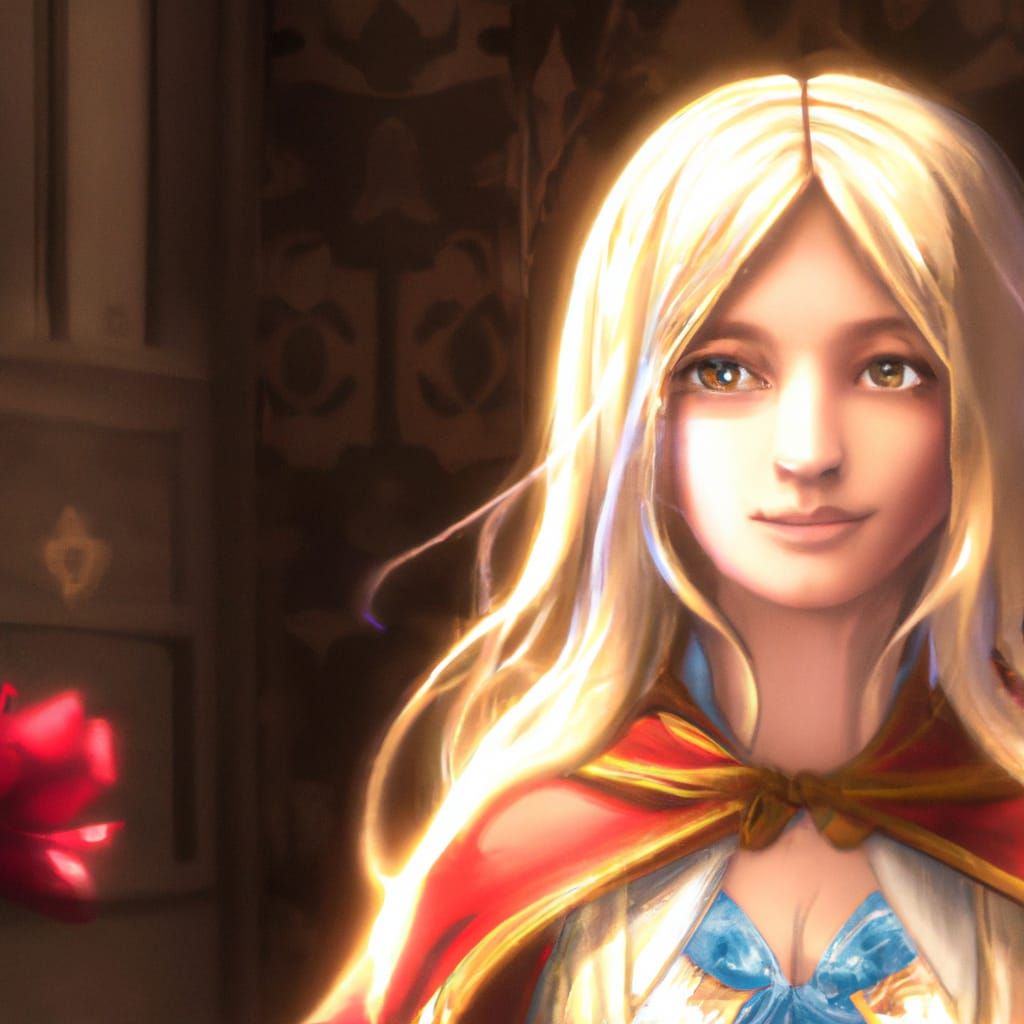 Anime Waifu from Castlevania in Oil Painting Style