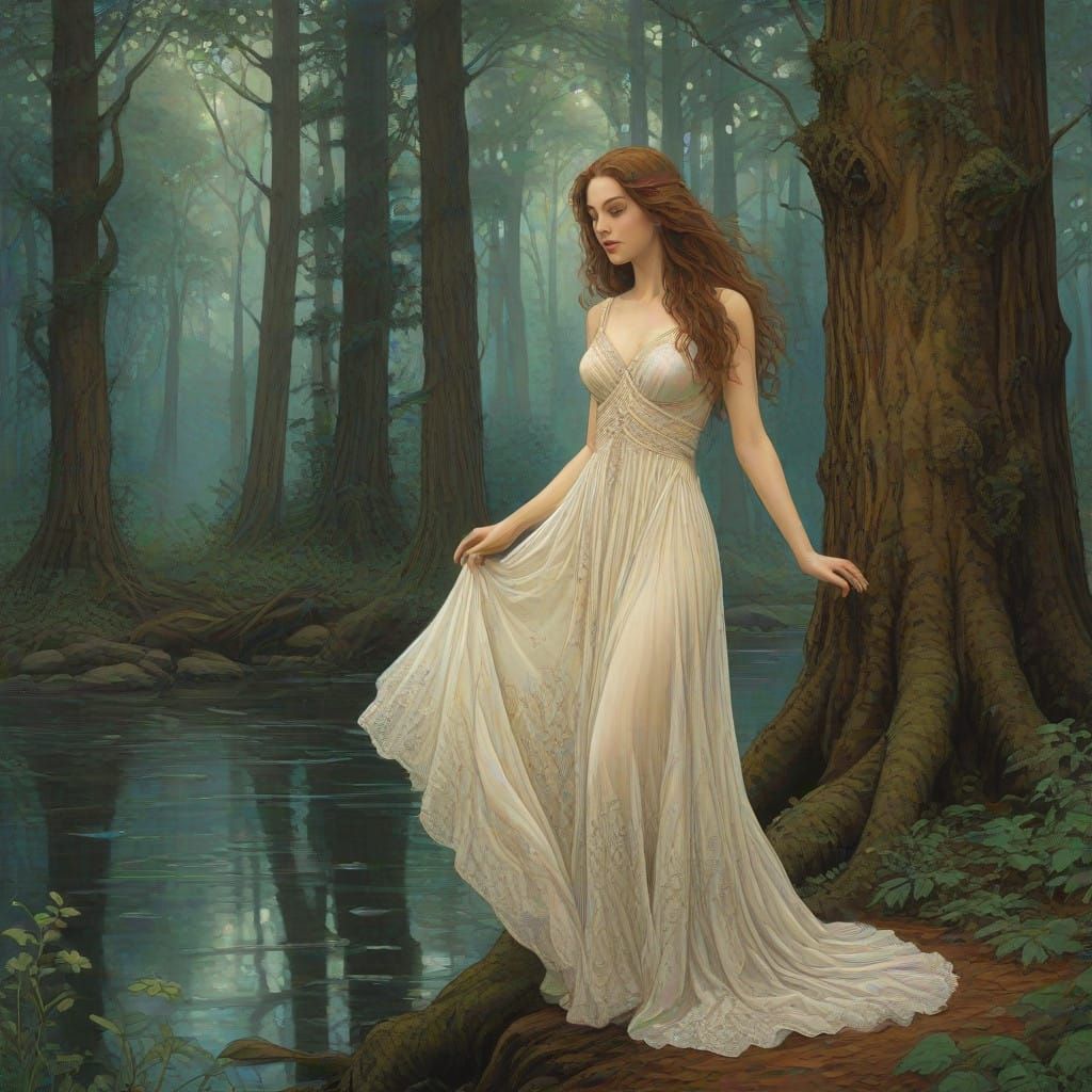 Style of Milo Manara, Rebecca Guay, Greg Rutkowski