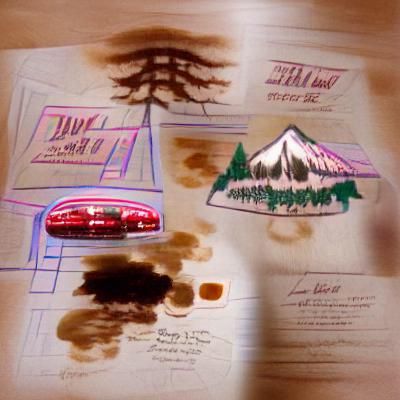 Twin Peaks Inspired Diner Scene in Pacific Northwest Fog