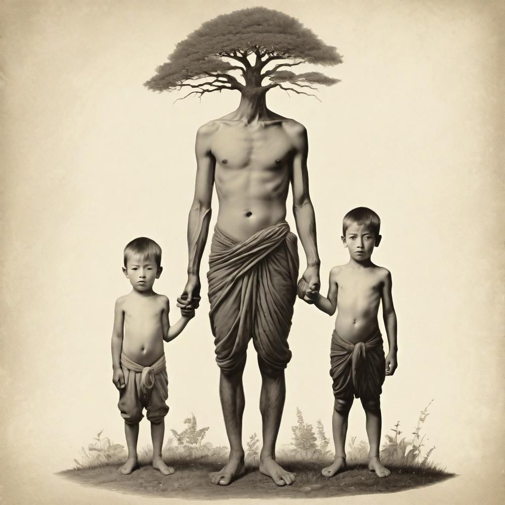 Ethereal Figures Symbolizing Individuality and Independence