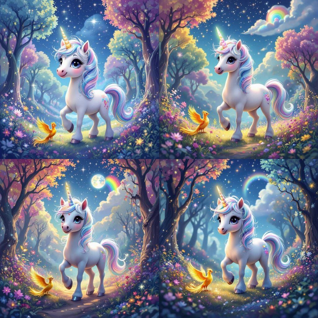 Lira the Unicorn Enters Rainbow Grove