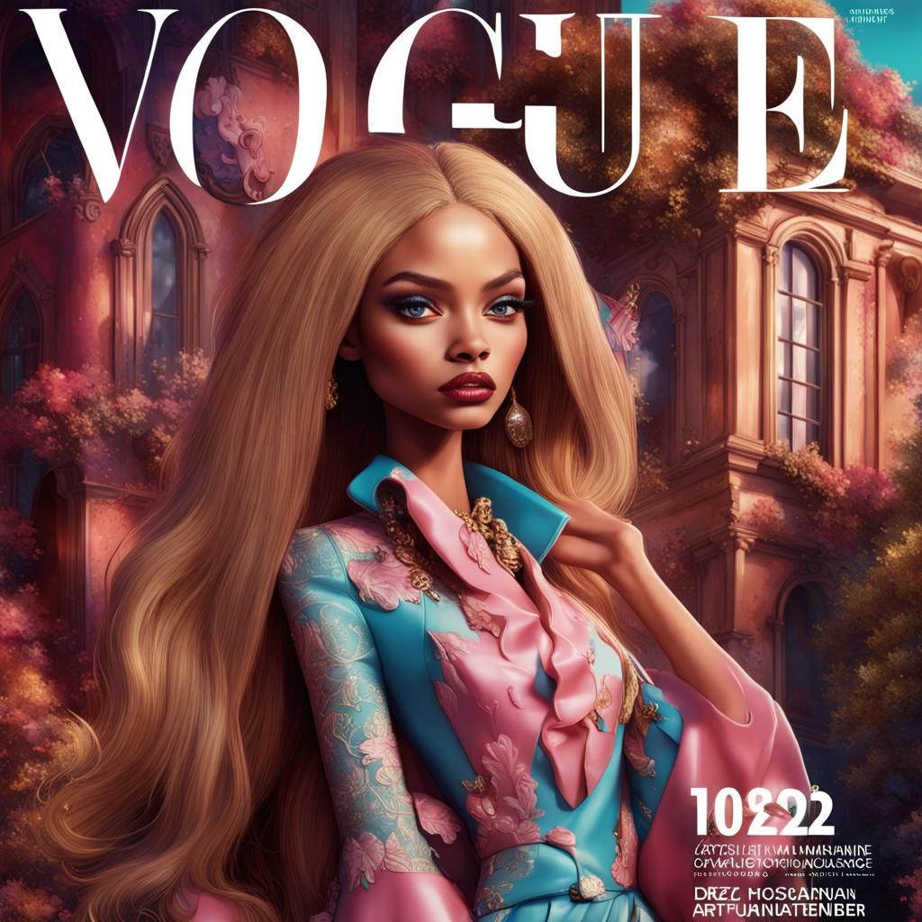 Bratz on Vogue Cover: Detailed Fantasy Concept Art