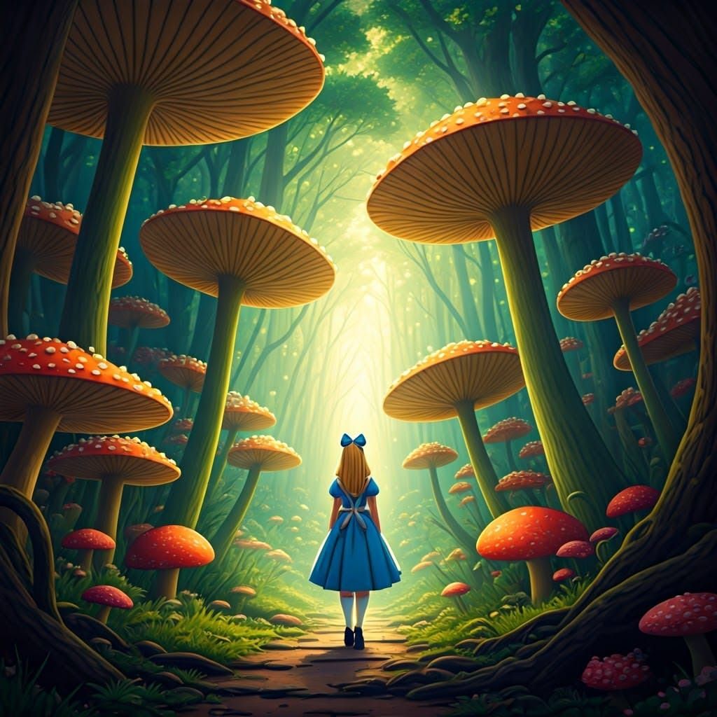 Enchanted Forest: A Ghibli-esque Alice in Wonderland