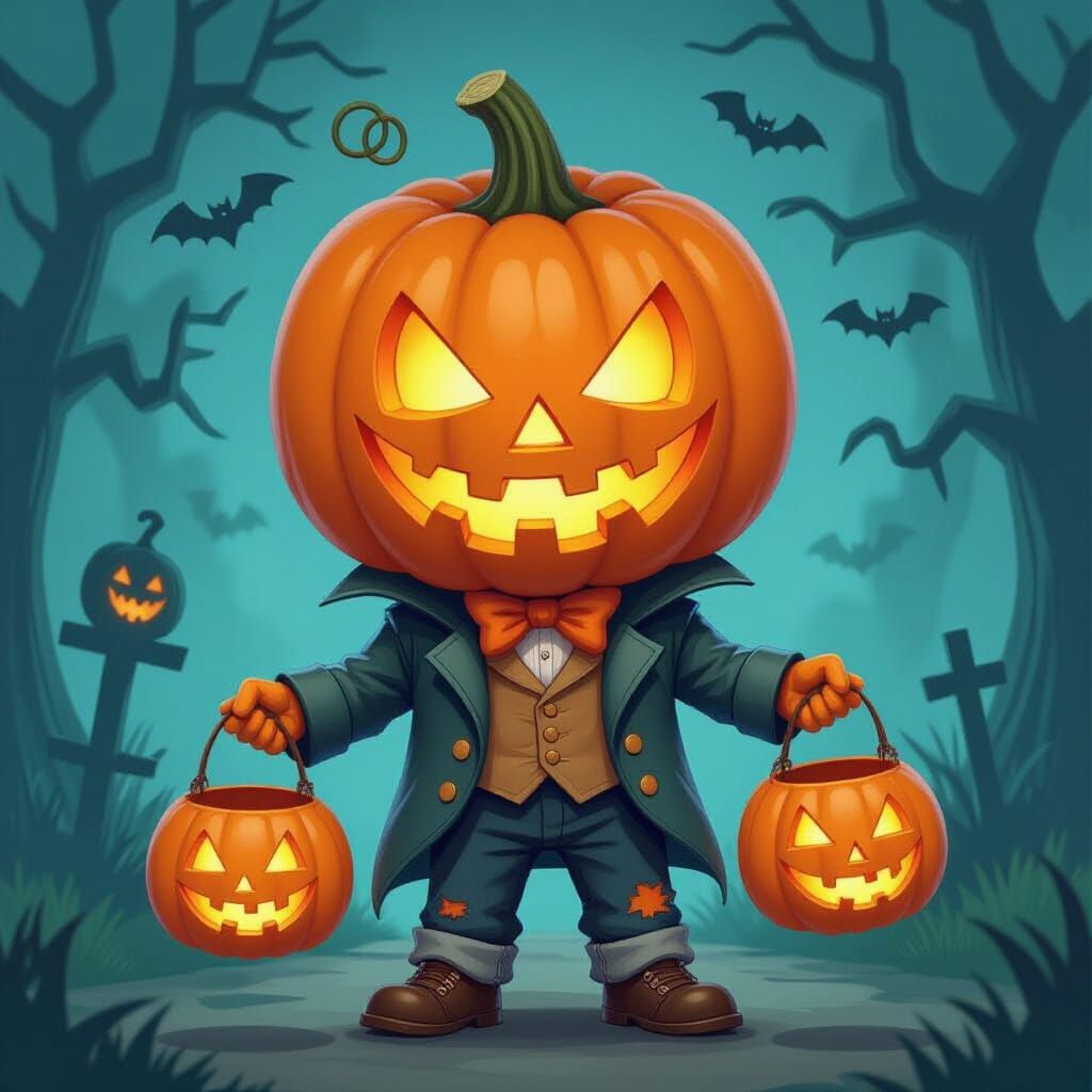 pumpkinhead trick-or-treater