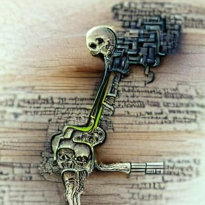 Intricate Skeleton Key Design