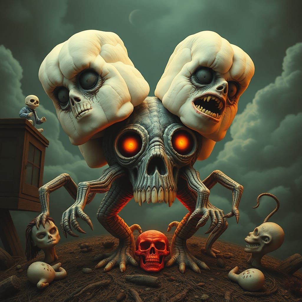 Marshmallowpunk B-Movie Creature Album Cover