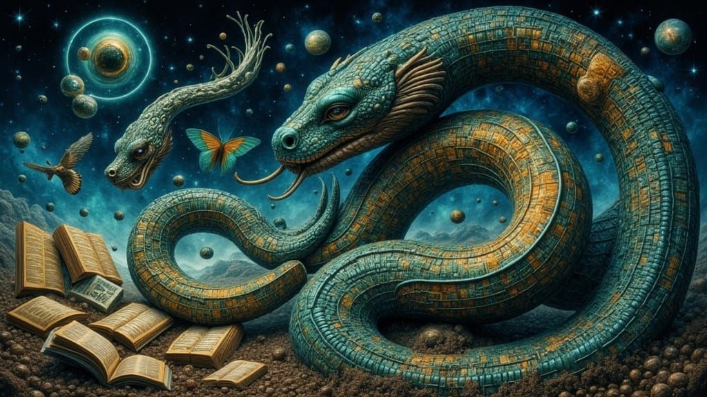 Snake Transcends in Cosmic Rebirth