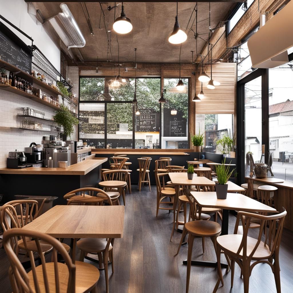 Image of a Cool Cafe Scene