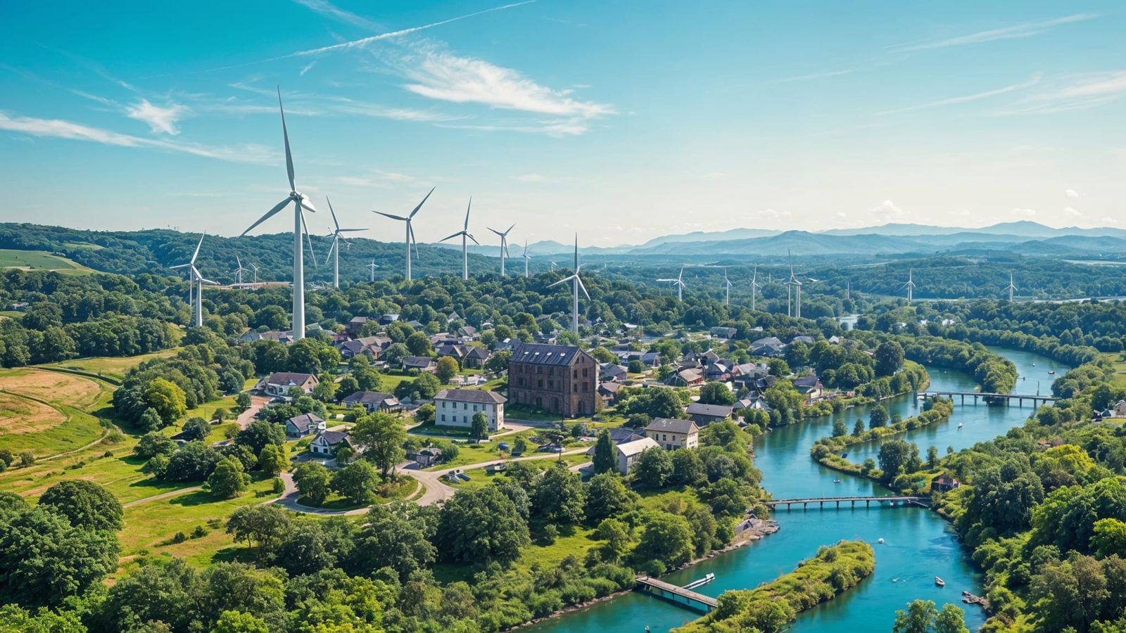 Eco-Friendly Utopia in Full Bloom