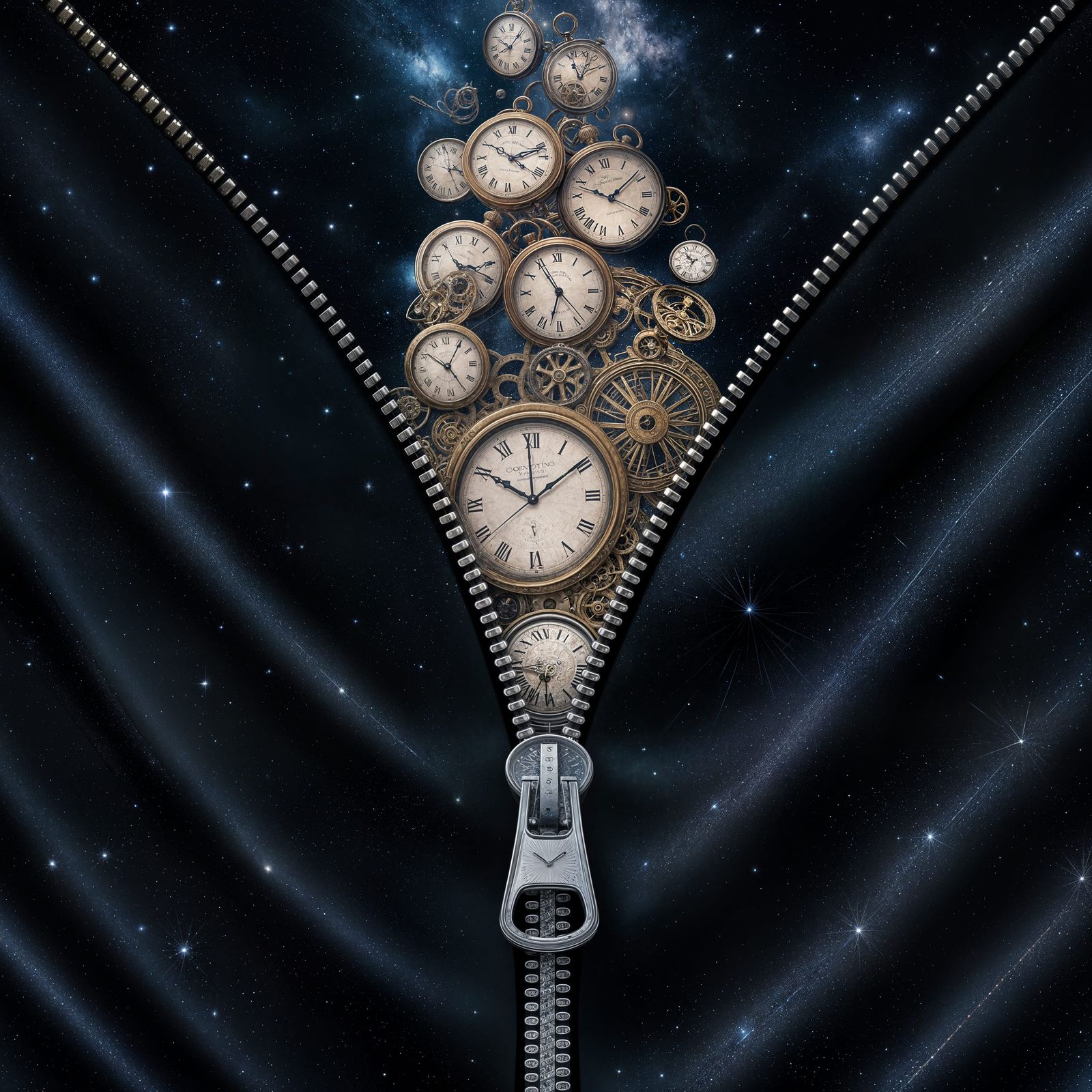 Time Unfurled in a Celestial Tapestry