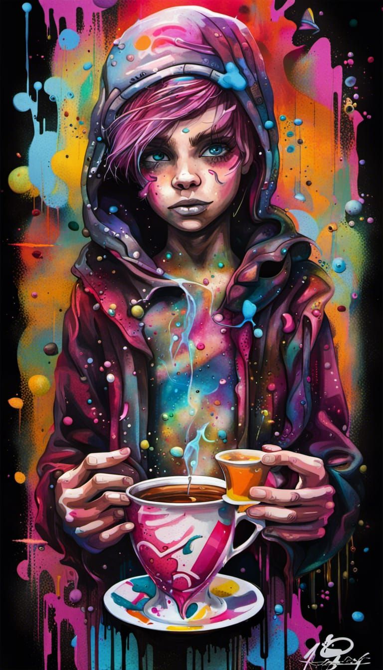Teacup Pixie in Graffiti Art Playground