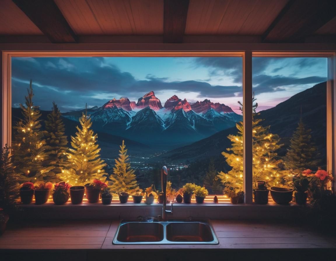 Dreamy House Landscape Photography