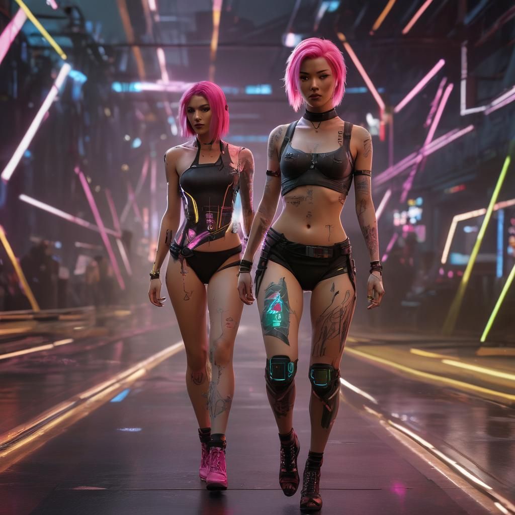 A high-energy, hyperrealistic futuristic cyberpunk sleek, mo...