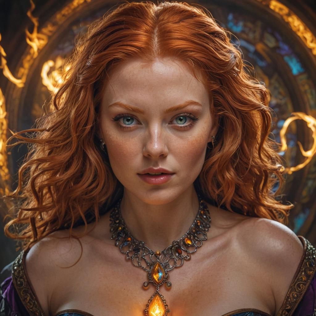 Mesmerizing Sorceress