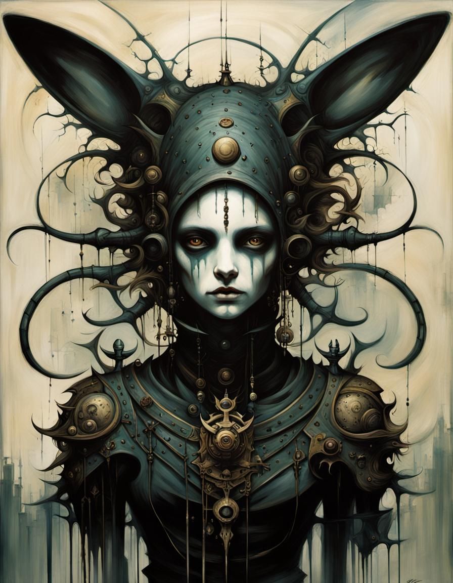 Abstract Expressionism With Tilted Horizon