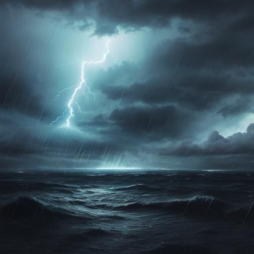 Rain and Storm Scene