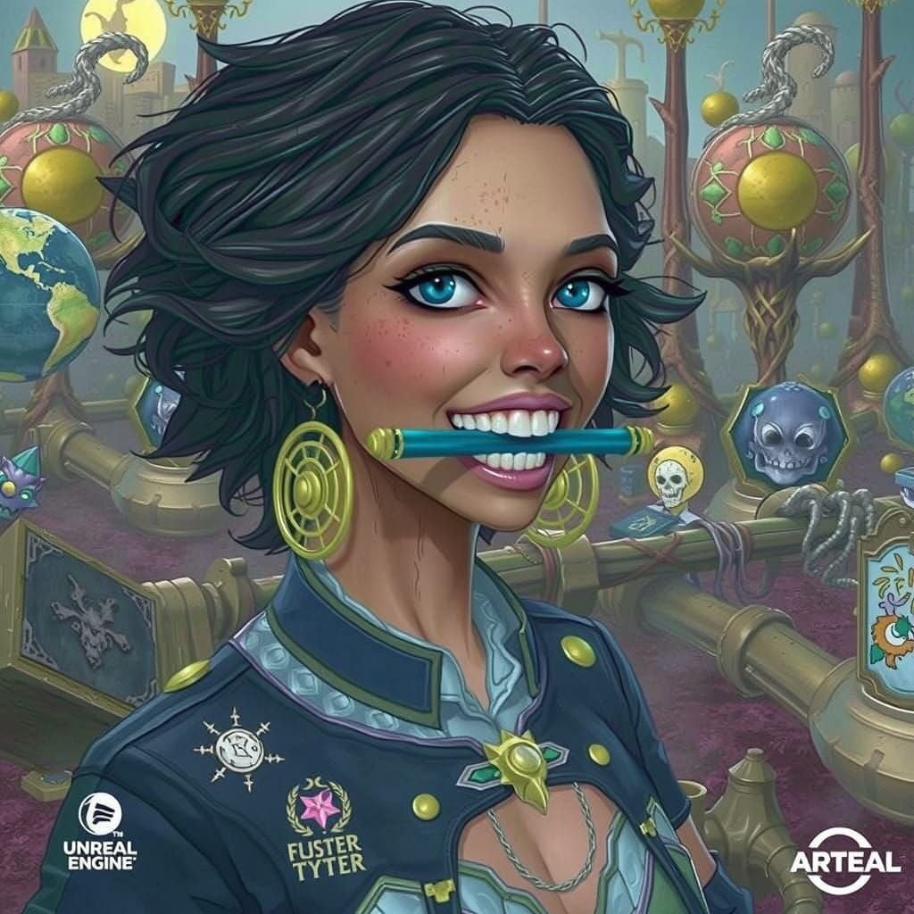 Fantasy Figure Defies Reality with Ancient Trees