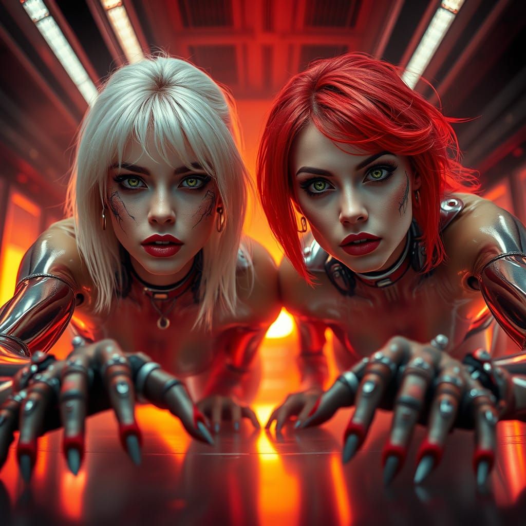 Cyberpunk Goddesses Unleash Inner Strength