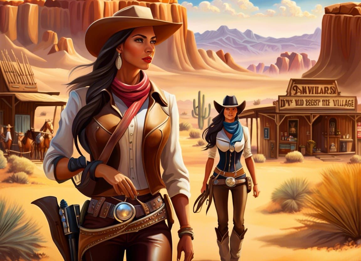 Cowgirls on a Desert Quests