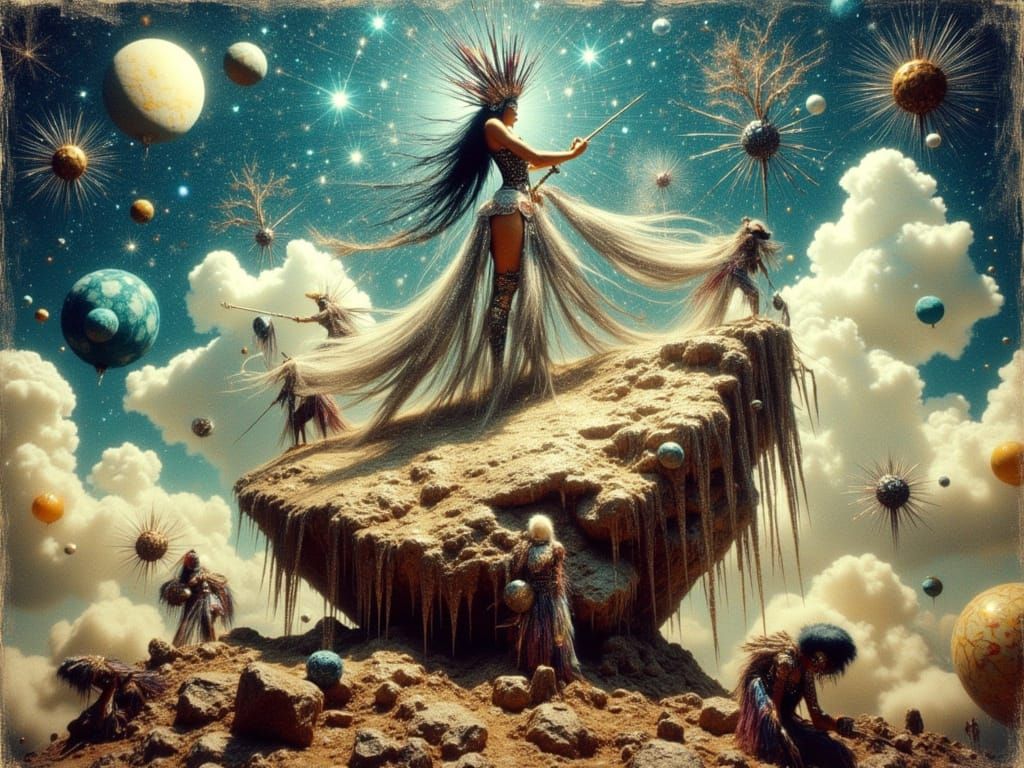 Monolith Levitation by Dancing Klabauter-girls in Dreamlike ...