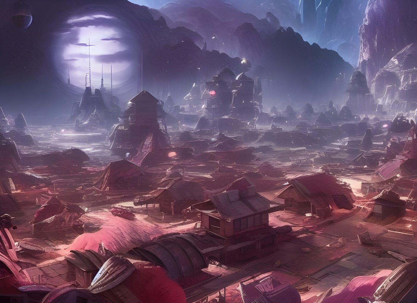 Hidden Village: Built by a Galactic Civilization